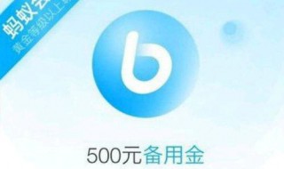 支付宝备用金100元的额度（支付宝备用金100元的额度图片）