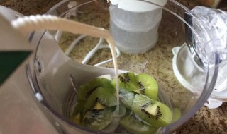 猕猴桃奶昔的做法 猕猴桃奶昔的做法大全怎么搭配水果