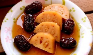红枣糯米藕的做法家常做法 红枣糯米藕的做法