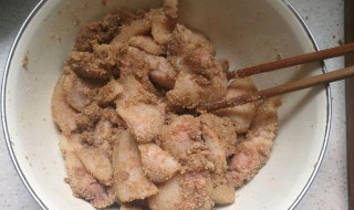 电饭煲粉蒸肉的做法大全图解 电饭煲粉蒸肉的做法