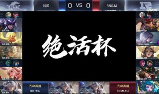 绝活杯王者荣耀是什么比赛 王者荣耀绝活杯总决赛谁赢了