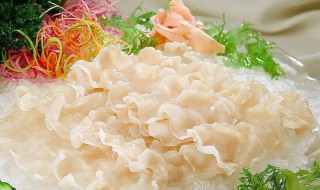 象拔蚌刺身做法 象拔蚌刺身的做法