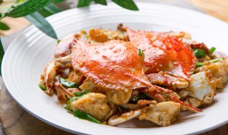 姜葱炒蟹怎么做（姜葱炒蟹怎么做好吃窍门）