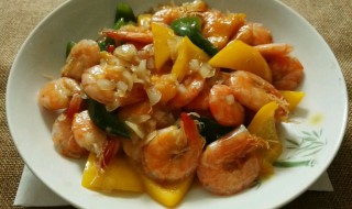 芒果什锦虾仁的做法（芒果拌虾仁）