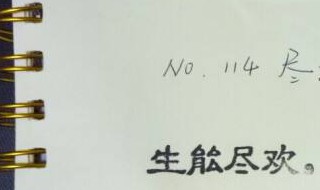 生能尽欢死亦如何什么意思 生能尽欢死亦如何是什么意思