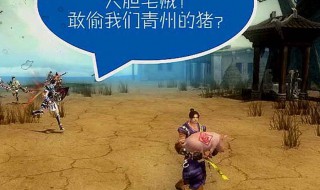 御龙在天偷猪任务怎么做（御龙在天偷猪花猪位置）