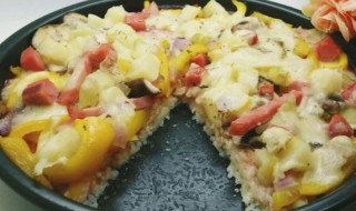 米饭披萨怎么做家庭做法 米饭披萨怎么做