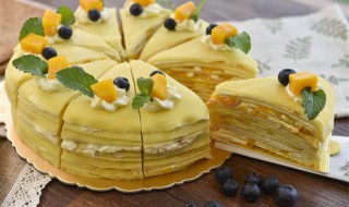 四寸千层蛋糕教程图片 四寸千层蛋糕教程