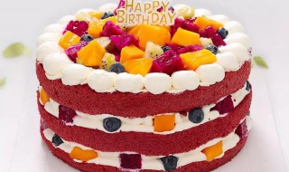 红丝绒小方块蛋糕 红丝绒迷你小蛋糕