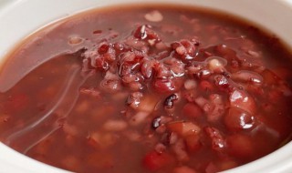 红豆黑米粥功效(红豆黑米粥功效减肥)