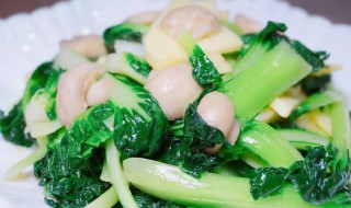 冬笋口蘑炒塔菜怎么做好吃 冬笋口蘑炒塔菜怎么做