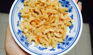 咸菜炒海米的做法 咸菜炒海米的做法窍门