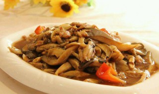 肉片炒平菇怎么做最好吃 肉片炒平菇怎么做
