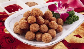 干炸肉丸怎么做好吃 干炸小肉丸怎么做