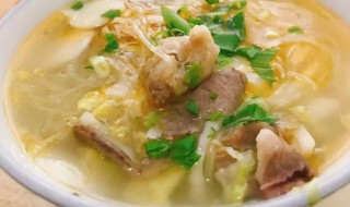 白菜粉丝羊肉汤的做法大全 白菜粉丝羊肉汤的做法