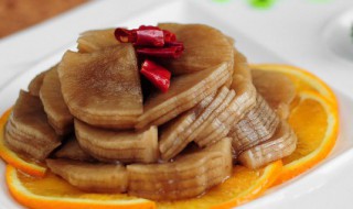 家庭自制酱萝卜 自己做酱萝卜