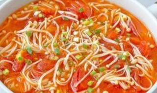 鸡蛋番茄金针菇禁忌（番茄炒蛋加金针菇可以吗）