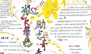 关于励志的手抄报 关于励志的手抄报简单又漂亮