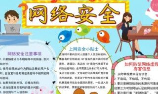 关于网络安全的手抄报内容（关于网络安全的手抄报内容文字）