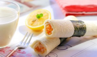 海苔鲜蔬吐司卷的做法 海苔肉松吐司的做法