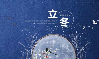 立冬注意事项都有哪些(立冬注意事项都有哪些图片)