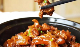 红焖牛蹄筋的做法（红焖牛蹄筋怎么做好吃）