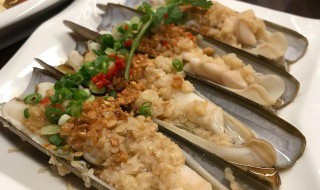 蒜茸蒸大竹蛏怎么做 蒜茸蒸大竹蛏怎么做的