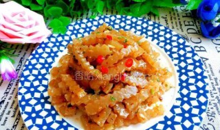 肉皮菜谱的做法视频 肉皮菜谱的做法