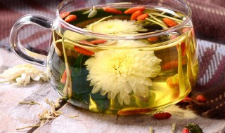 菊花枸杞金银花茶的功效与作用（同仁堂菊花枸杞金银花茶的功效与作用）