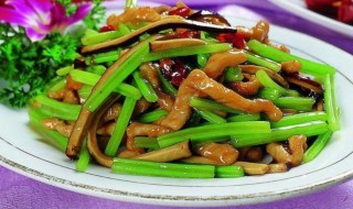 芹菜炒土豆丝的做法 芹菜炒肉丝的做法