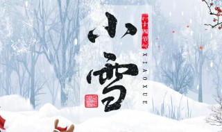 小雪节气习俗有哪些（小雪节气的相关知识）