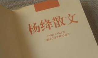 杨绛散文风赏析（杨绛散文 风）