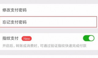 微信支付密码怎么改（微信支付密码怎么改成指纹）