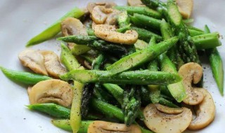 黑椒芦笋炒口菇的做法（黑椒芦笋炒口菇的做法窍门）