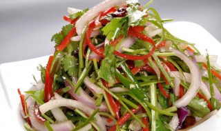 凉拌老虎菜的做法(凉拌老虎菜的做法家常做法)