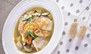 面筋白菜煮做法窍门（白菜炖面筋的做法）