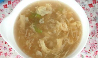 金针菇汤怎么做 金针菇汤怎么做好吃