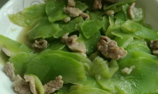 肉炒莴苣的方法窍门 肉炒莴苣的做法窍门