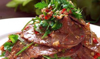 干拌牛肉的做法（干拌牛肉的做法及配料）