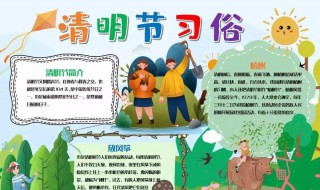 清明节的手抄报资料(清明节手抄报资料古诗)