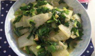 冬瓜丝炒韭菜怎么做啊 冬瓜丝炒韭菜怎么做啊窍门