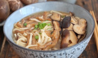 香菇猪肉面怎么做 香菇猪肉面怎么做才好吃