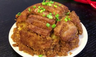 懒人在家怎么做粉蒸肉(家庭做粉蒸肉)