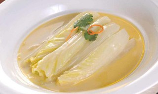 国宴白菜清汤怎么做 国宴白菜清汤怎么做好吃