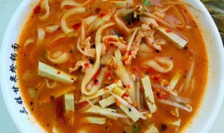 甘泉炝锅面正宗做法和配方 甘泉炝锅面的做法