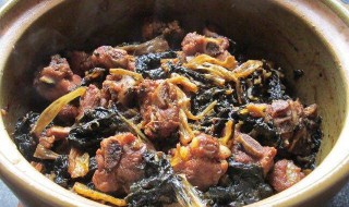 排骨菜干煲怎么做 排骨菜干煲怎么做汤