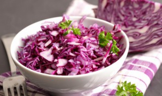 凉拌紫甘蓝怎么做 凉拌紫甘蓝怎么做好吃又简单