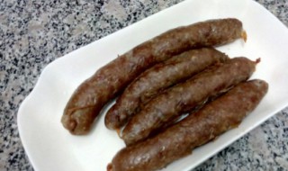 蒜味香肠怎么做 蒜味香肠怎么做好吃