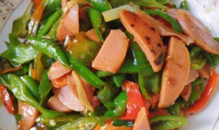 小椒火腿怎么做 小火腿的做法