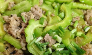 肉末苦瓜条怎么做（肉末苦瓜条怎么做最好吃）